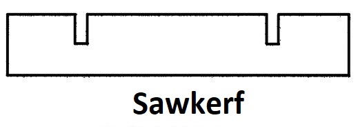 Sawkerf illustration