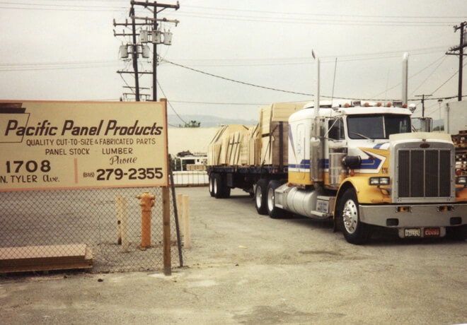 Pacific Panel's first truck